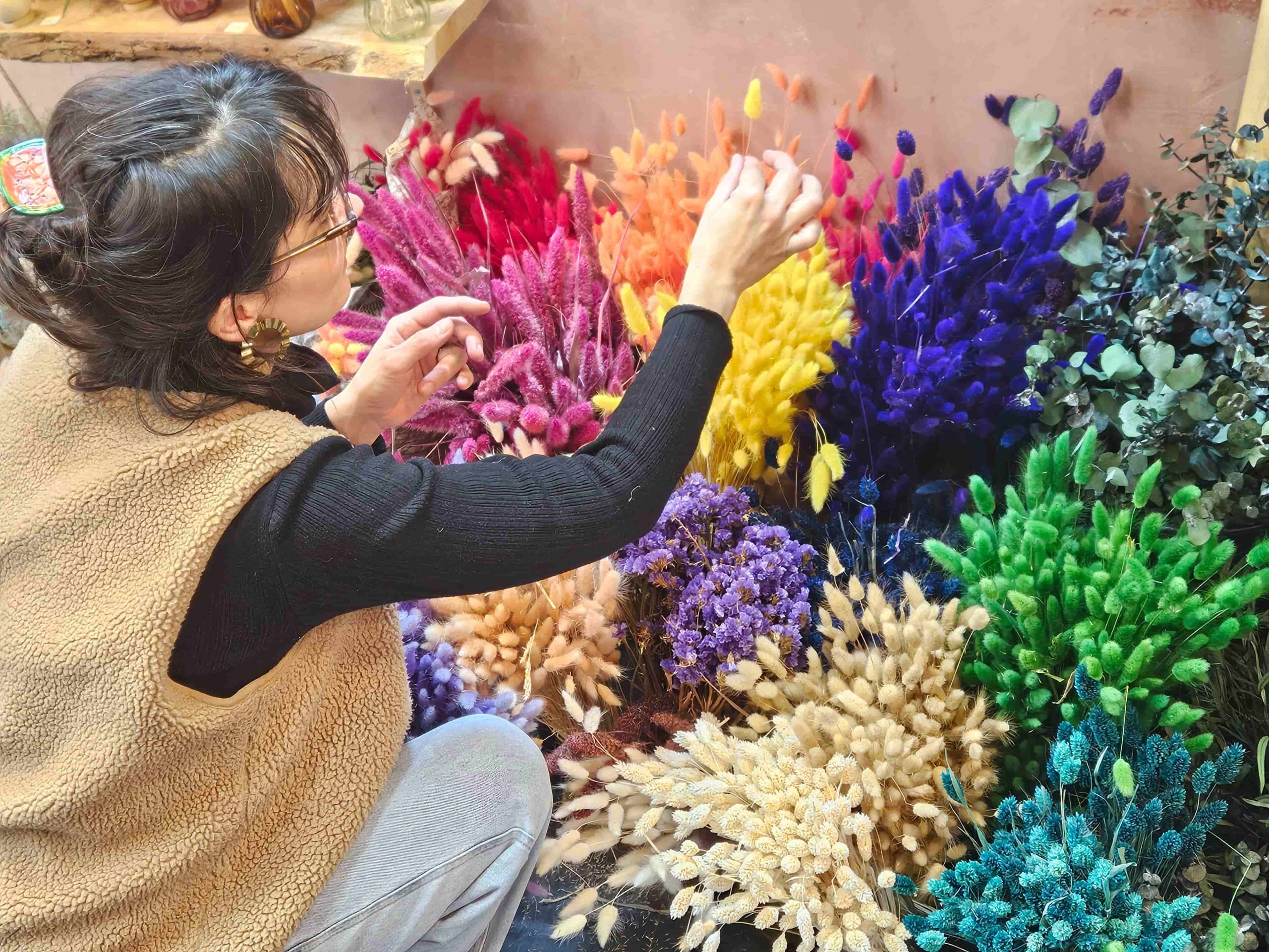 Atelier suspensions végétales en macramé avec Mylène chez Les Demoiselles de l'Air